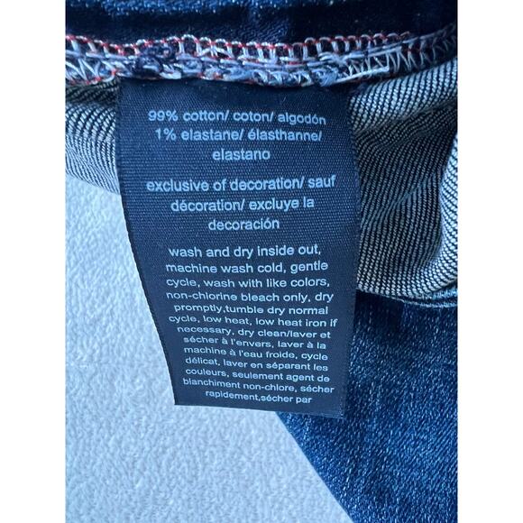 Tommy Hilfiger Dark Wash Mid Rise Tribeca Skinny Jeans Size 10 - Picture 9 of 10